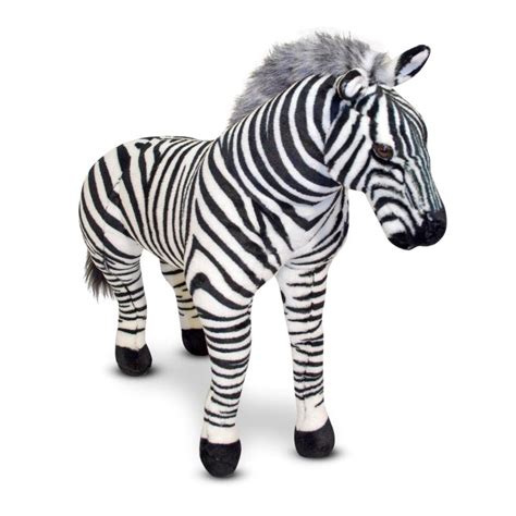 melissa and doug huge stuffed animals|melissa and doug zebra plush.